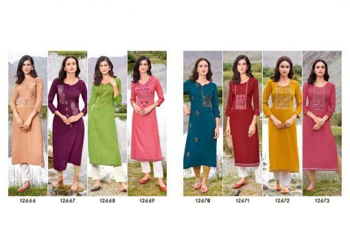 Kalaroop Beat by Kajree Kurti Wholesale Catalog 8 Pcs 11 510x360 - Kalaroop Beat by Kajree Kurti Wholesale Catalog 8 Pcs