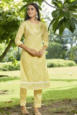 Kalaroop Lizzy by Kajree Kurti with Pant Wholesale Catalog 4 Pcs