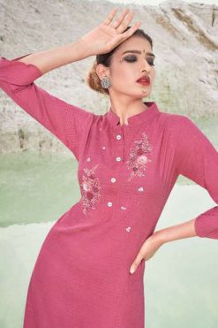 Kalaroop Omega by Kajree Kurti Wholesale Catalog 5 Pcs