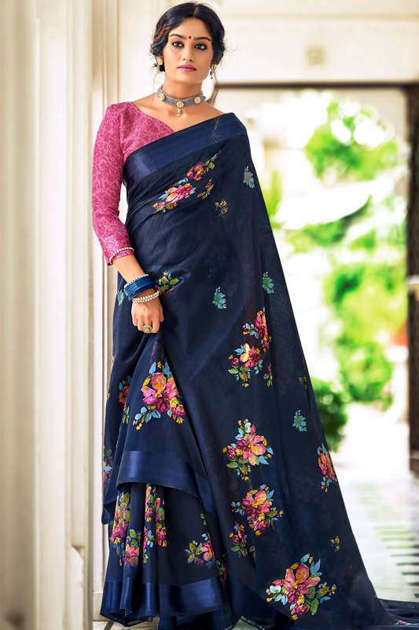 Kashvi Flora by Lt Fabrics Saree Sari Wholesale Catalog 10 Pcs