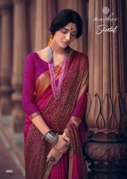 Kashvi Sheetal by Lt Fabrics Saree Sari Wholesale Catalog 10 Pcs 20 510x719 - Kashvi Sheetal by Lt Fabrics Saree Sari Wholesale Catalog 10 Pcs