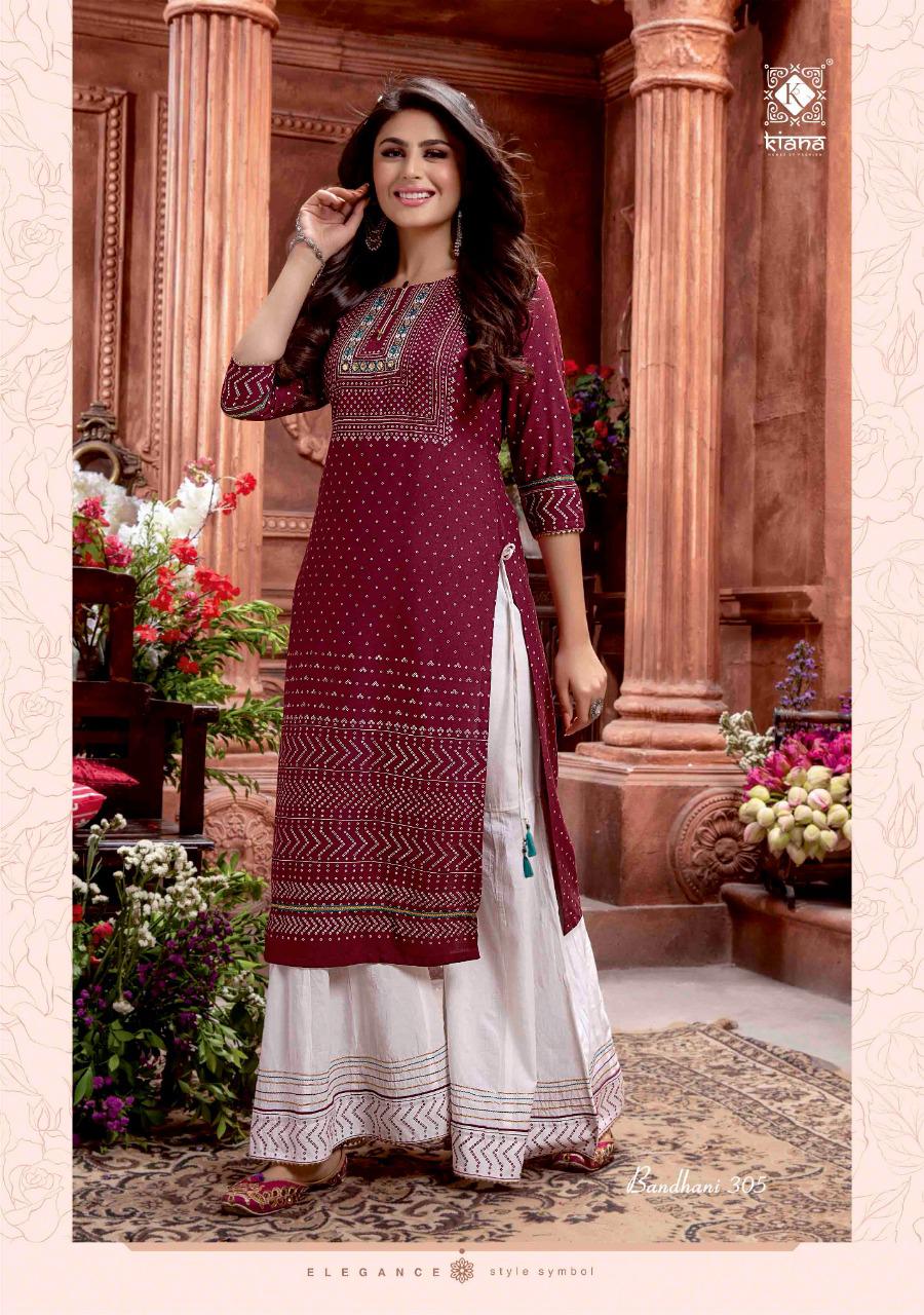 Indira Bandhej Wholesale Pure Cotton Bandhani print Kurti With Pant -  textiledeal.in