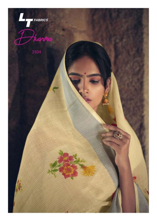 Lt Fabrics Dharma Saree Sari Wholesale Catalog 10 Pcs 10 510x719 - Lt Fabrics Dharma Saree Sari Wholesale Catalog 10 Pcs