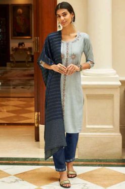 Luxuria Laher Kurti with Dupatta Bottom Wholesale Catalog 6 Pcs