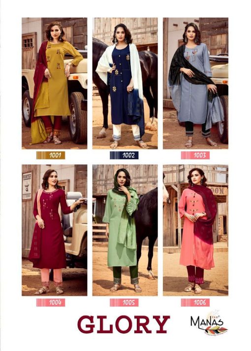 Manas Glory Kurti with Dupatta Bottom Wholesale Catalog 6 Pcs 11 510x712 - Manas Glory Kurti with Dupatta Bottom Wholesale Catalog 6 Pcs