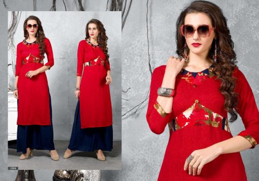 Manya Tajima Vol 2 Kurti with Palazzo Wholesale Catalog 8 Pcs 4 510x357 - Manya Tajima Vol 2 Kurti with Palazzo Wholesale Catalog 8 Pcs