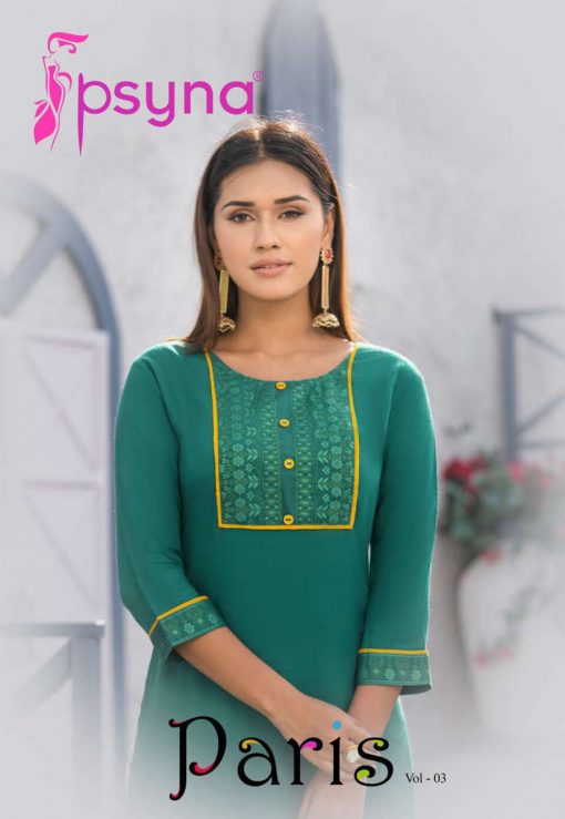 Psyna Paris Vol 3 Kurti Wholesale Catalog 8 Pcs 1 510x739 - Psyna Paris Vol 3 Kurti Wholesale Catalog 8 Pcs