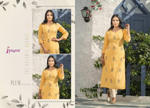 Psyna Plum Kurti Wholesale Catalog 6 Pcs 7 510x369 - Psyna Plum Kurti Wholesale Catalog 6 Pcs