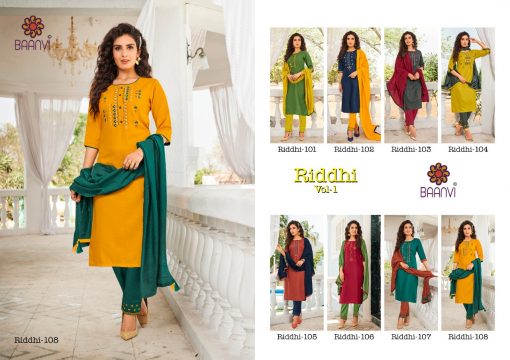 R Studio Riddhi Vol 1 by Baanvi Kurti with Dupatta Bottom Wholesale Catalog 8 Pcs 5 1 510x360 - R Studio Riddhi Vol 1 by Baanvi Kurti with Dupatta Bottom Wholesale Catalog 8 Pcs