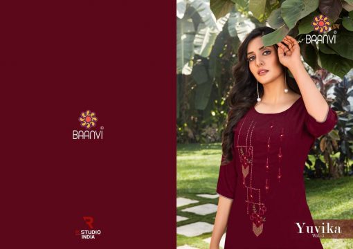 R Studio Yuvika Vol 1 by Baanvi Kurti with Pant Wholesale Catalog 8 Pcs 3 510x360 - R Studio Yuvika Vol 1 by Baanvi Kurti with Pant Wholesale Catalog 8 Pcs