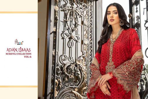 Shree Fabs Adan Libaas Schiffli Collection Vol 6 Salwar Suit Wholesale Catalog 5 Pcs 3 510x340 - Shree Fabs Adan Libaas Schiffli Collection Vol 6 Salwar Suit Wholesale Catalog 5 Pcs