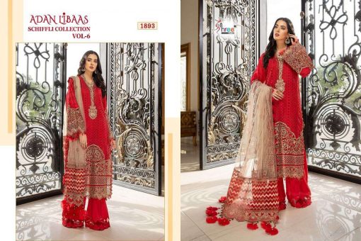 Shree Fabs Adan Libaas Schiffli Collection Vol 6 Salwar Suit Wholesale Catalog 5 Pcs 4 510x340 - Shree Fabs Adan Libaas Schiffli Collection Vol 6 Salwar Suit Wholesale Catalog 5 Pcs