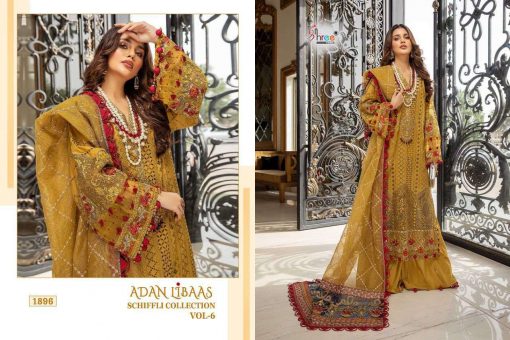 Shree Fabs Adan Libaas Schiffli Collection Vol 6 Salwar Suit Wholesale Catalog 5 Pcs 7 510x340 - Shree Fabs Adan Libaas Schiffli Collection Vol 6 Salwar Suit Wholesale Catalog 5 Pcs