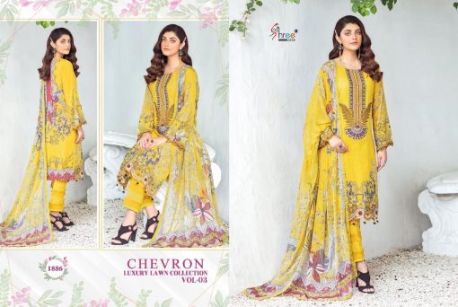 Shree Fabs Chevron Luxury Lawn Collection Vol 3 Salwar Suit Wholesale Catalog 8 Pcs 12 510x342 - Shree Fabs Chevron Luxury Lawn Collection Vol 3 Salwar Suit Wholesale Catalog 8 Pcs