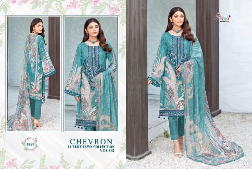 Shree Fabs Chevron Luxury Lawn Collection Vol 3 Salwar Suit Wholesale Catalog 8 Pcs 13 510x342 - Shree Fabs Chevron Luxury Lawn Collection Vol 3 Salwar Suit Wholesale Catalog 8 Pcs