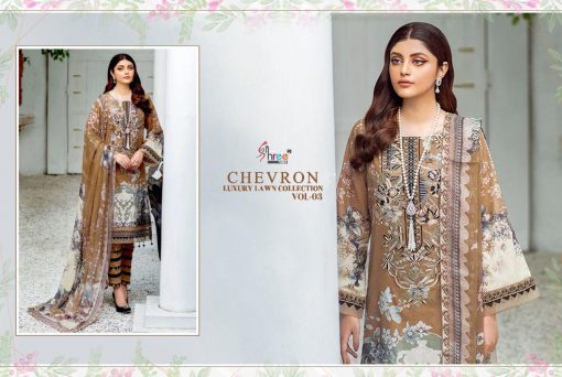 Shree Fabs Chevron Luxury Lawn Collection Vol 3 Salwar Suit Wholesale Catalog 8 Pcs 15 510x342 - Shree Fabs Chevron Luxury Lawn Collection Vol 3 Salwar Suit Wholesale Catalog 8 Pcs