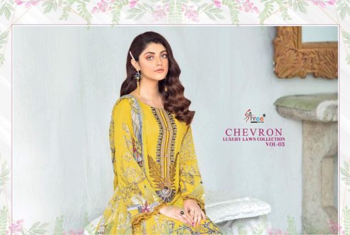 Shree Fabs Chevron Luxury Lawn Collection Vol 3 Salwar Suit Wholesale Catalog 8 Pcs 17 510x342 - Shree Fabs Chevron Luxury Lawn Collection Vol 3 Salwar Suit Wholesale Catalog 8 Pcs