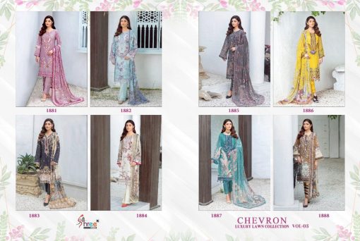 Shree Fabs Chevron Luxury Lawn Collection Vol 3 Salwar Suit Wholesale Catalog 8 Pcs 18 510x342 - Shree Fabs Chevron Luxury Lawn Collection Vol 3 Salwar Suit Wholesale Catalog 8 Pcs