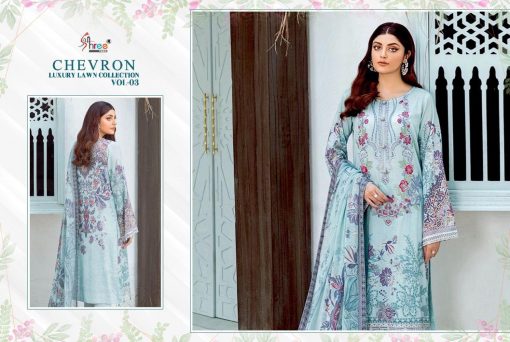 Shree Fabs Chevron Luxury Lawn Collection Vol 3 Salwar Suit Wholesale Catalog 8 Pcs 4 510x342 - Shree Fabs Chevron Luxury Lawn Collection Vol 3 Salwar Suit Wholesale Catalog 8 Pcs