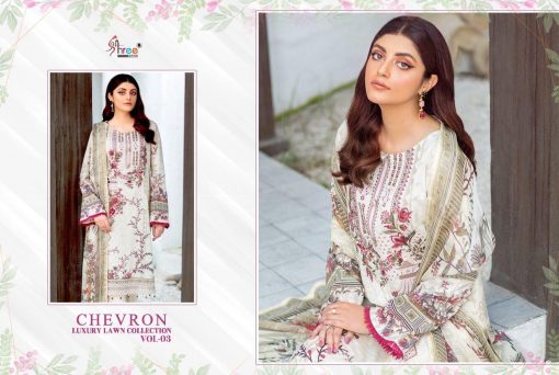 Shree Fabs Chevron Luxury Lawn Collection Vol 3 Salwar Suit Wholesale Catalog 8 Pcs 8 510x342 - Shree Fabs Chevron Luxury Lawn Collection Vol 3 Salwar Suit Wholesale Catalog 8 Pcs