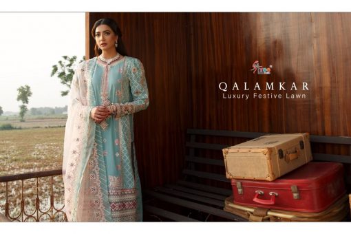 Shree Fabs Qalamkar Luxury Festival Lawn Salwar Suit Wholesale Catalog 4 Pcs 3 1 510x340 - Shree Fabs Qalamkar Luxury Festival Lawn Salwar Suit Wholesale Catalog 4 Pcs