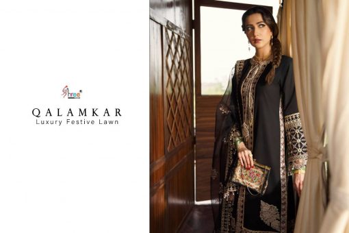 Shree Fabs Qalamkar Luxury Festival Lawn Salwar Suit Wholesale Catalog 4 Pcs 8 1 510x340 - Shree Fabs Qalamkar Luxury Festival Lawn Salwar Suit Wholesale Catalog 4 Pcs