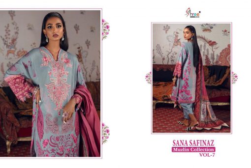 Shree Fabs Sana Safinaz Muzlin Collection Vol 7 Salwar Suit Wholesale Catalog 10 Pcs 17 510x342 - Shree Fabs Sana Safinaz Muzlin Collection Vol 7 Salwar Suit Wholesale Catalog 10 Pcs