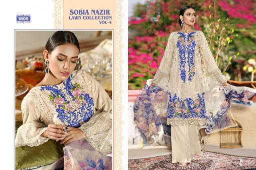 Shree Fabs Sobia Nazir Lawn Collection Vol 4 Salwar Suit Wholesale Catalog 7 Pcs 10 510x340 - Shree Fabs Sobia Nazir Lawn Collection Vol 4 Salwar Suit Wholesale Catalog 7 Pcs