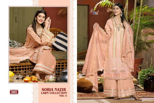 Shree Fabs Sobia Nazir Lawn Collection Vol 4 Salwar Suit Wholesale Catalog 7 Pcs 2 510x340 - Shree Fabs Sobia Nazir Lawn Collection Vol 4 Salwar Suit Wholesale Catalog 7 Pcs