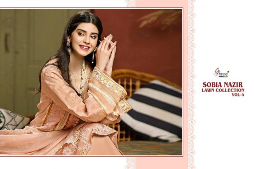 Shree Fabs Sobia Nazir Lawn Collection Vol 4 Salwar Suit Wholesale Catalog 7 Pcs 3 510x340 - Shree Fabs Sobia Nazir Lawn Collection Vol 4 Salwar Suit Wholesale Catalog 7 Pcs