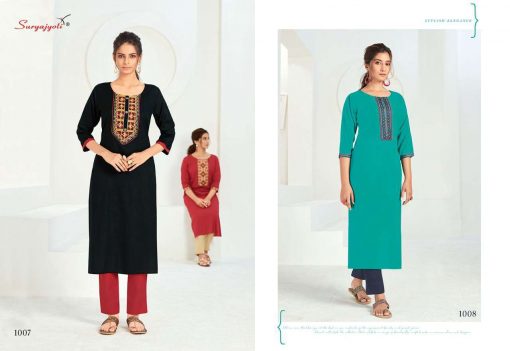 Suryajyoti Nirja Advance Vol 1 Kurti Wholesale Catalog 8 Pcs 1 510x351 - Suryajyoti Nirja Advance Vol 1 Kurti Wholesale Catalog 8 Pcs