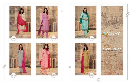 Vinay Kaseesh Excellence Salwar Suit Wholesale Catalog 6 Pcs 12 510x327 - Vinay Kaseesh Excellence Salwar Suit Wholesale Catalog 6 Pcs