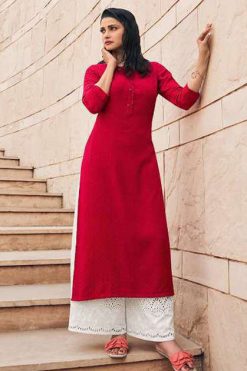 Vinay Tumbaa Magnet Vol 4 Kurti with Palazzo Wholesale Catalog 8 Pcs