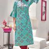 Vitara Bandhej Kurti with Pant Wholesale Catalog 4 Pcs