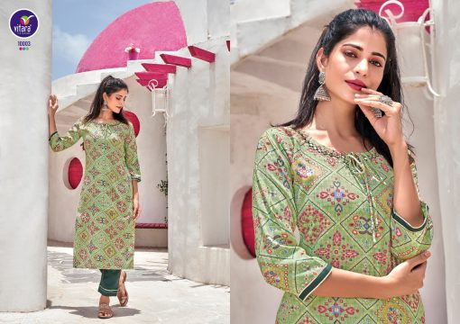 Vitara Bandhej Kurti with Pant Wholesale Catalog 4 Pcs 2 510x360 - Vitara Bandhej Kurti with Pant Wholesale Catalog 4 Pcs