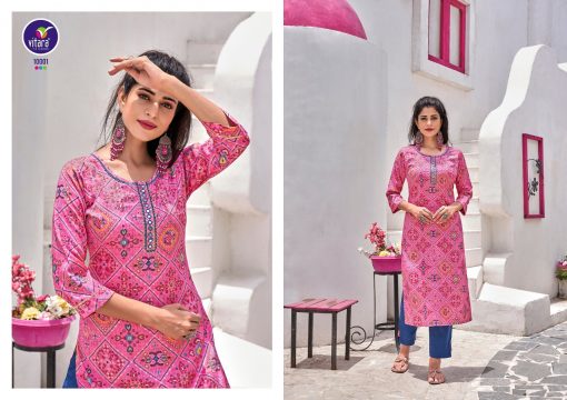 Vitara Bandhej Kurti with Pant Wholesale Catalog 4 Pcs 5 510x360 - Vitara Bandhej Kurti with Pant Wholesale Catalog 4 Pcs