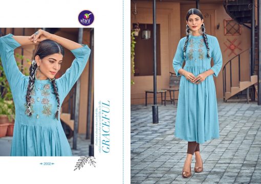 Vitara Blue Berry Kurti Wholesale Catalog 6 Pcs 2 510x360 - Vitara Blue Berry Kurti Wholesale Catalog 6 Pcs