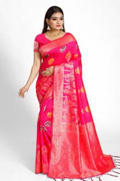 YNF Taneira Silk Saree Sari Wholesale Catalog 6 Pcs