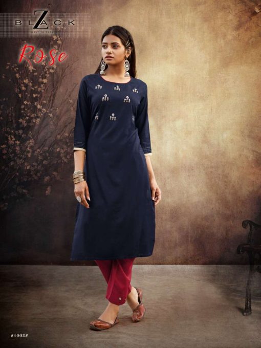 Z Black Rose Kurti with Pant Wholesale Catalog 6 Pcs 10 510x680 - Z Black Rose Kurti with Pant Wholesale Catalog 6 Pcs