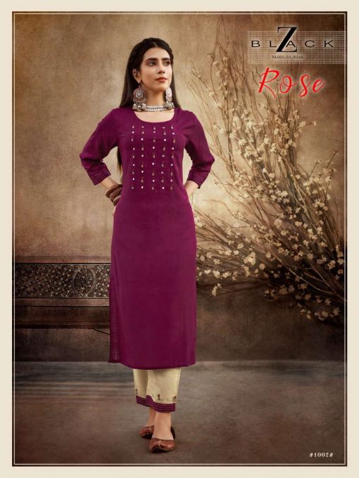 Z Black Rose Kurti with Pant Wholesale Catalog 6 Pcs 4 510x680 - Z Black Rose Kurti with Pant Wholesale Catalog 6 Pcs