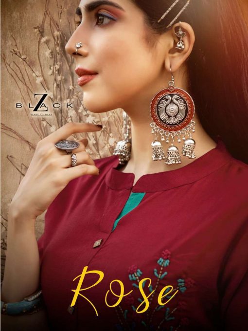 Z Black Rose Kurti with Pant Wholesale Catalog 6 Pcs 5 510x680 - Z Black Rose Kurti with Pant Wholesale Catalog 6 Pcs