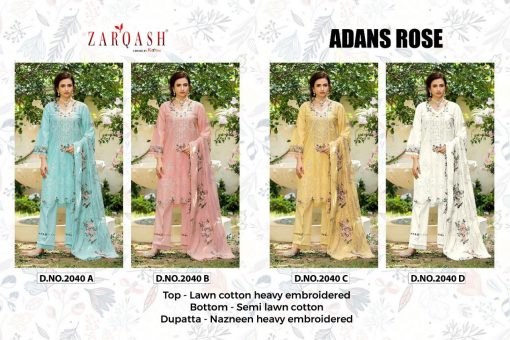 Zarqash Adans Rose DN 2040 by Khayyira Salwar Suit Wholesale Catalog 4 Pcs 6 510x340 - Zarqash Adans Rose DN 2040 by Khayyira Salwar Suit Wholesale Catalog 4 Pcs