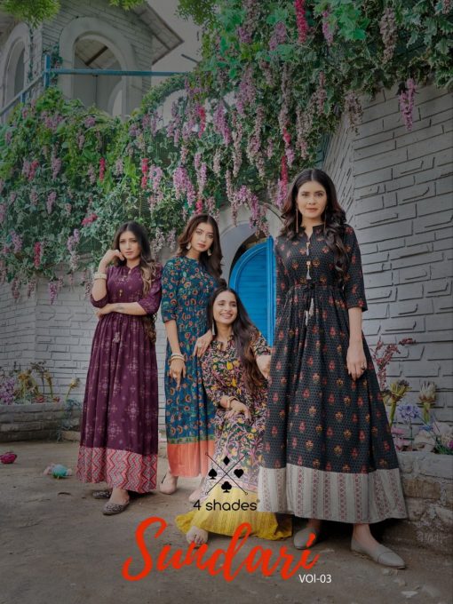 4 Shades Sundari Vol 3 by Blue Hills Kurti Wholesale Catalog 8 Pcs 1 510x680 - 4 Shades Sundari Vol 3 by Blue Hills Kurti Wholesale Catalog 8 Pcs