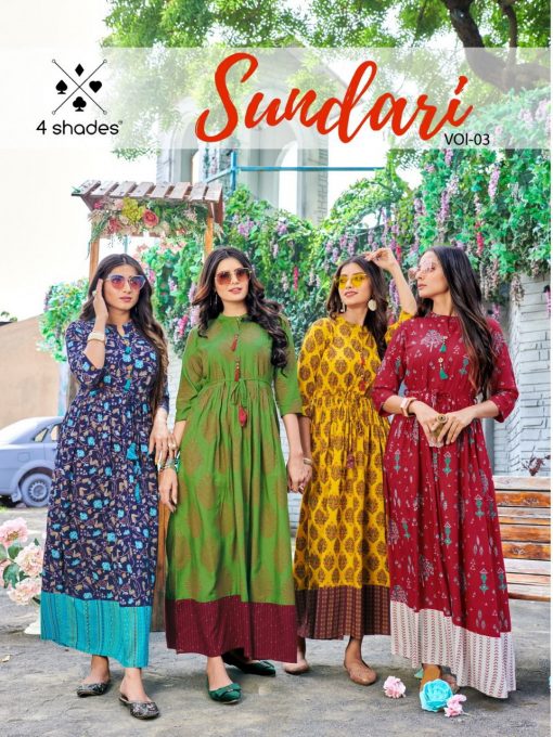 4 Shades Sundari Vol 3 by Blue Hills Kurti Wholesale Catalog 8 Pcs 11 510x680 - 4 Shades Sundari Vol 3 by Blue Hills Kurti Wholesale Catalog 8 Pcs