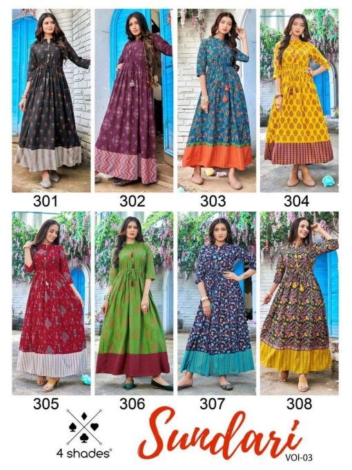 4 Shades Sundari Vol 3 by Blue Hills Kurti Wholesale Catalog 8 Pcs 12 510x680 - 4 Shades Sundari Vol 3 by Blue Hills Kurti Wholesale Catalog 8 Pcs