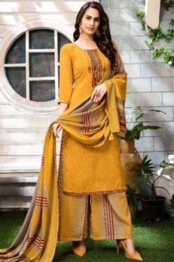 Adinath Sandhiya Pashmina Salwar Suit Wholesale Catalog 6 Pcs