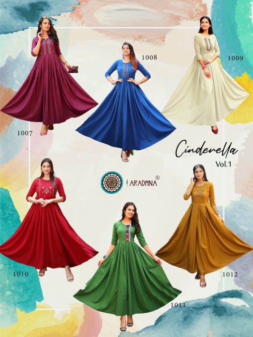 Aradhna Cinderella Vol 1 Kurti Wholesale Catalog 12 Pcs 20 510x680 - Aradhna Cinderella Vol 1 Kurti Wholesale Catalog 12 Pcs