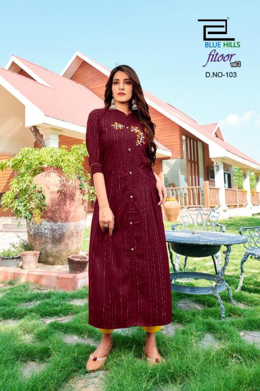 Blue Hills Fitoor Vol 3 Kurti Wholesale Catalog 8 Pcs 3 510x765 - Blue Hills Fitoor Vol 3 Kurti Wholesale Catalog 8 Pcs