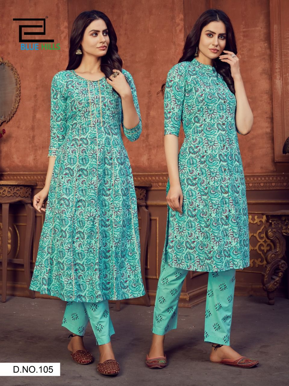 Buy Blue Kurtas for Women by Fusion Online | Ajio.com