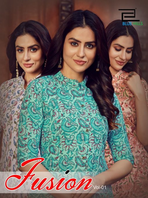 Blue Hills Fusion 2 Tops Bottom Kurti Wholesale Catalog 6 Pcs 7 510x680 - Blue Hills Fusion 2 Tops Bottom Kurti Wholesale Catalog 6 Pcs